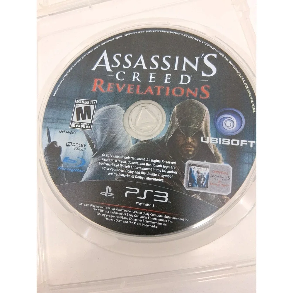 Sony PlayStation 3 Assassins Creed Brotherhood & Revelations Lot Of 2 Missing...